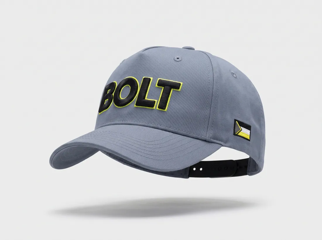 BOLT PIZARRA — Gris frío con contorno volt.